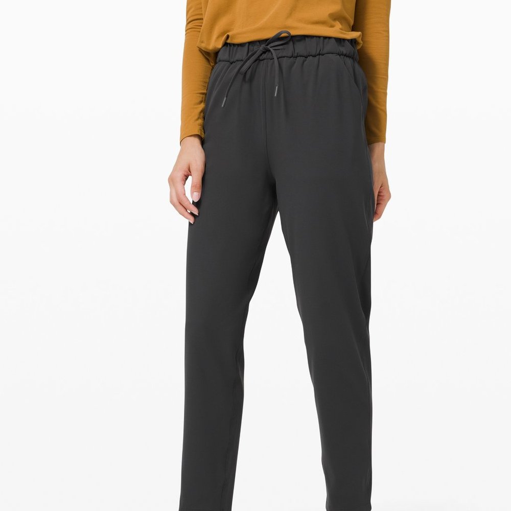 Black Lululemon Keep Moving Pant